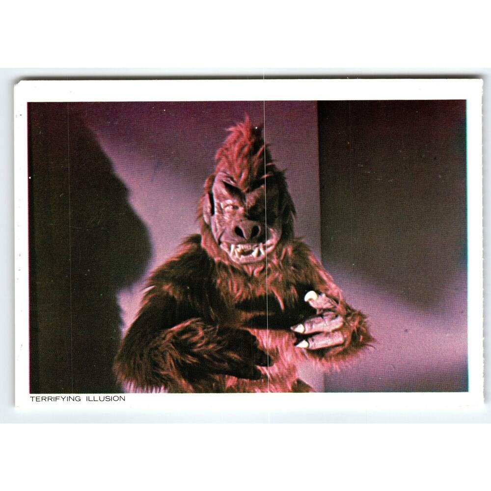 1977 Star Trek Terrifying Illusion Chrome Postcard The Menagerie